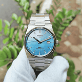 Tissot T137.407.11.351.01 PRX Powermatic 80 Men's Watch – Gradient Blue Dial & Silver Steel Strap