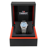 Tissot T137.207.11.351.00 PRX Powermatic 80 Men's Watch – Ice Blue Dial & Silver Steel Strap
