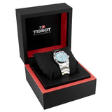 Tissot T137.207.11.351.00 PRX Powermatic 80 Men's Watch – Ice Blue Dial & Silver Steel Strap