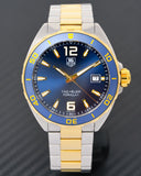 Tag Heuer Formula 1 Analog Blue Dial Two Tone Steel Strap Watch for Men - WAZ1120.BB0879