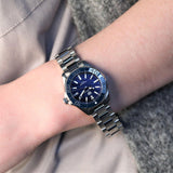 Tag Heuer Aquaracer Blue Dial Silver Steel Strap Watch for Women - WAY131S.BA0748