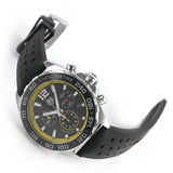 Tag Heuer Formula 1 Chronograph Black Dial Black Rubber Strap Watch for Men - CAZ101AC.FT8024