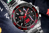 Tag Heuer Formula 1 Max Verstappen Limited Edition Grey Dial Two Tone Steel Strap Watch for Gents - CAZ101U.BA0843