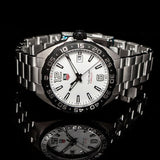 Tag Heuer Formula 1 White Dial Silver Steel Strap Watch for Men - WAZ1111.BA0875