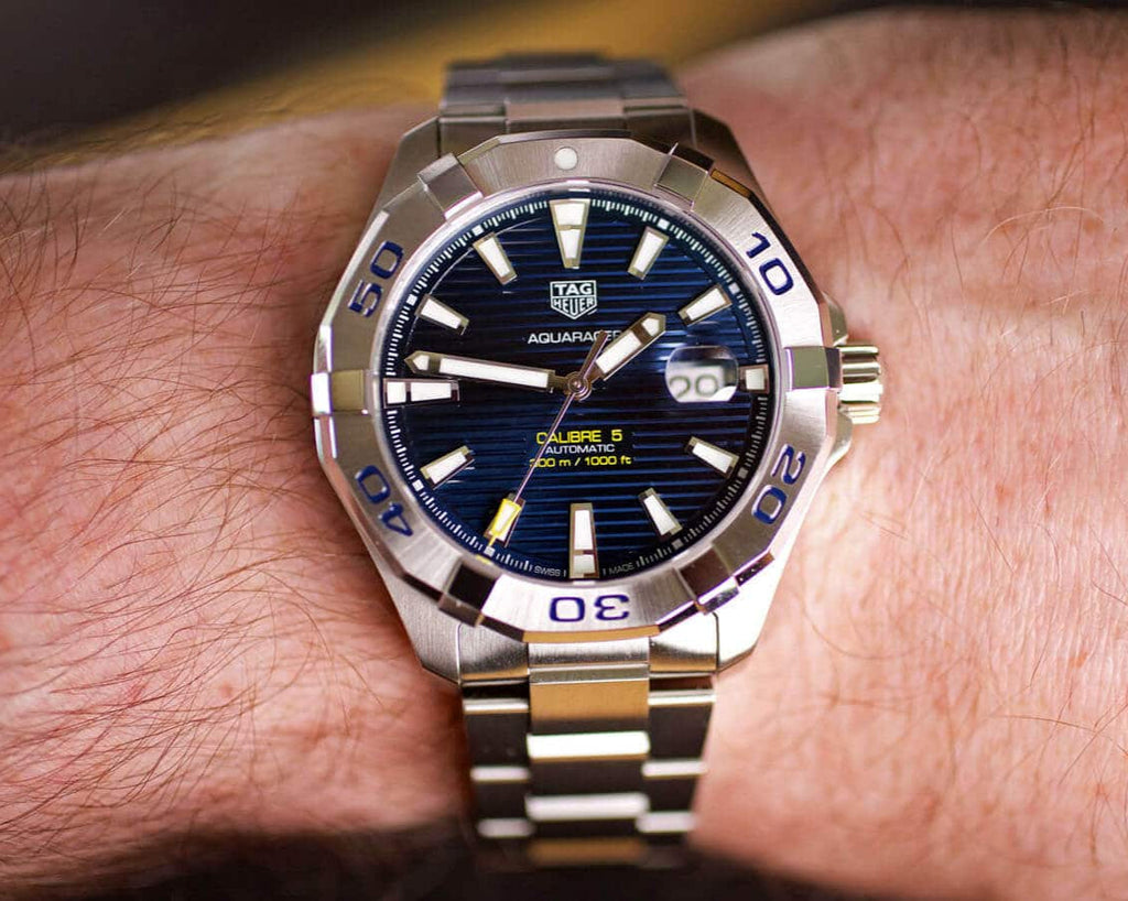 Tag Heuer Aquaracer Blue Dial Watch for Men - WAY2012.BA0927