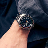 Seiko 5 Sports SRPK97K1 Automatic Men's Watch – Blue Dial & Silver Stainless Steel Bracelet