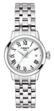 Tissot T129.210.11.013.00 Classic Dream Lady Quartz Women's Watch – White Dial & Silver Steel Strap