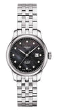 Tissot T006.207.11.126.00 Le Locle Automatic Diamonds Lady Watch – Black Mother of Pearl Dial & Silver Steel Strap