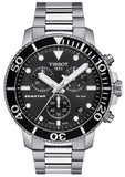 Tissot T120.417.11.051.00 Seastar 1000 Chronograph Men's Watch – Black Dial & Silver Steel Bracelet