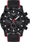 Tissot T125.617.37.051.00 Supersport Chrono Giro D'Italia Quartz Men's Watch – Black Dial & Black Nylon Strap