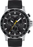 Tissot T125.617.17.051.02 Supersport Chrono Men's Watch – Black Dial & Black Nylon Strap