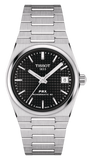 Tissot T137.207.11.051.00 PRX Powermatic 80 Men's Watch – Black Dial & Silver Steel Strap