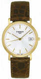 Tissot T52.5.411.31 T Classic Desire 34mm Men’s Quartz Watch – White Dial & Brown Leather Strap