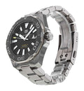 Tag Heuer Aquaracer Black Dial Silver Steel Strap Strap Watch for Men - WAY201A.BA0927