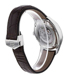 Tag Heuer Carrera Calibre 5 Automatic White Dial Brown Leather Strap Watch for Men - WAR201B.FC6291