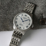 Tissot T006.407.11.033.03 Le Locle Powermatic 80 Men's Watch – Silver Dial & Silver Steel Strap