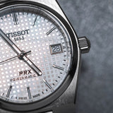 Tissot T137.207.11.111.00 PRX Powermatic 80 Men's Watch – White Dial & Silver Steel Strap