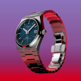Tissot T137.207.11.041.00 PRX Powermatic 80 Men's Watch – Blue Dial & Silver Steel Strap