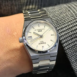 Tissot T137.207.11.111.00 PRX Powermatic 80 Men's Watch – White Dial & Silver Steel Strap