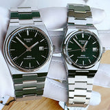 Tissot T137.207.11.091.00 PRX Powermatic 80 Men's Watch – Green Dial & Silver Steel Strap