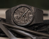 Tissot T137.907.97.201.00 PRX Powermatic 80 Men's Watch – Carbon Black Dial & Black Rubber Strap