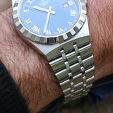 Tudor M28600-0005 Royal Automatic Men's Watch – Blue Dial & Silver Steel Strap