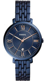Fossil ES4094 Jacqueline Women's Watch – Blue Dial & Blue Steel Strap