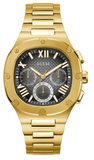 Guess GW0572G2 Headliner Multifunction Men's Watch – Black Dial & Gold Steel Bracelet
