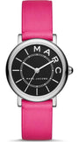 Marc Jacobs MJ1535 Roxy Quartz Women's Watch – Black Dial & Pink Leather Strap