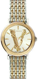 Versace VEHC00719 Virtus Quartz Women's Watch – White Dial & Two Tone Steel Strap