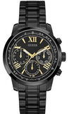 Guess W0330L15 Classic Multi-Function Women's Watch – Black Dial & Black Steel Bracelet
