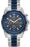 Guess W1046G2 Octane Chronograph Men's Watch – Blue Dial & Two-Tone Steel Bracelet