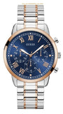 Guess W1309G4 Hendrix Chronograph Men's Watch – Blue Dial & Two-Tone Steel Strap