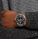 Tag Heuer Aquaracer Black Dial Silver Steel Strap Watch for Men - WAY111A.BA0928