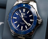 Tag Heuer Aquaracer Blue Ceramic Dial Watch for Women - WAY131S.BA0748