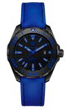 Tag Heuer Aquaracer Calibre 5 Titanium WAY208B.FC6382 Automatic Men's Watch – Blue Dial with Blue Nylon Strap