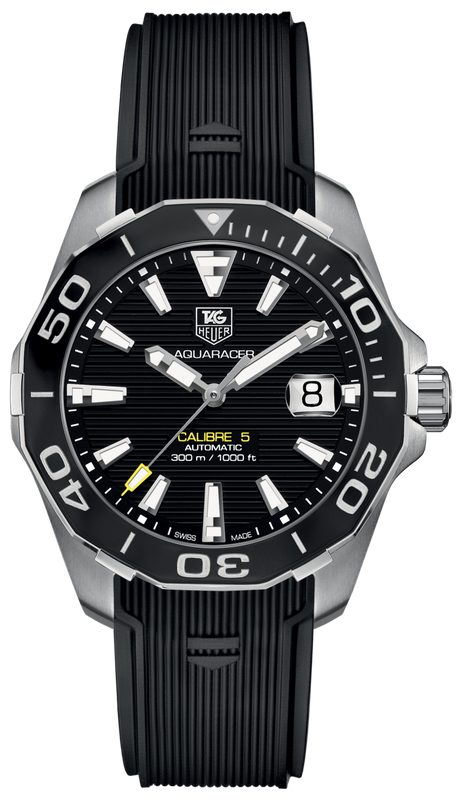 Tag Heuer Aquaracer Black Dial Watch for Men - WAY211A.FT6151