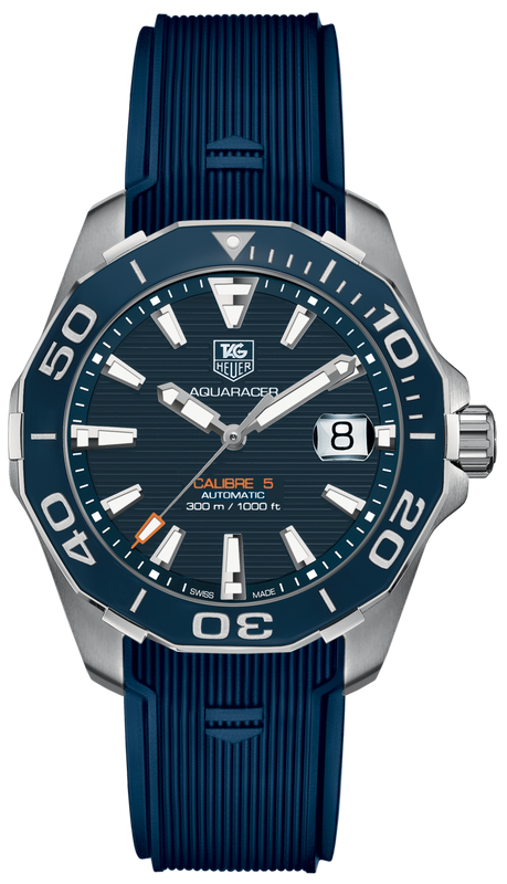 Tag Heuer Aquaracer Blue Dial Watch for Men - WAY211C.FT6155