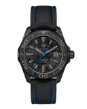 Tag Heuer Aquaracer Calibre 5 Black Nylon Strap Carbon Dial Watch for Men -  WBD218C.FC6447