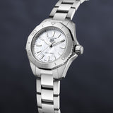 Tag Heuer Aquaracer Professional 200 Quartz Mother of Pearl Dial Silver Steel Strap Watch for Women - WBP1418.BA0622