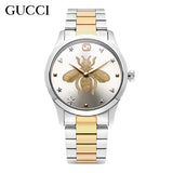 Gucci G Timeless Silver Dial Two Tone Steel Strap Watch For Women - YA126599