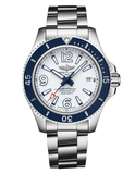 Breitling Superocean 42 A17366D81A1A1 Men's Watch – White Dial with Silver Stainless Steel Strap