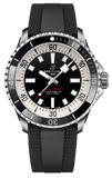 Breitling Superocean Automatic 42 A17375211B1S1 Men's Watch – Black Dial with Black Rubber Strap