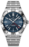 Breitling Chronomat GMT 40 A32398101C1A1 Men's Watch – Blue Dial with Silver Stainless Steel Strap