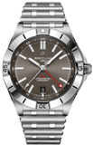 Breitling Chronomat GMT 40 A32398101M1A1 Men's Watch – Brown Dial with Silver Stainless Steel Strap