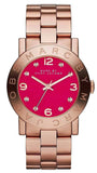 Marc Jacobs MBM8625 Amy Women's Watch – Pink Dial & Rose Gold Steel Strap