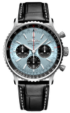 Breitling Navitimer B01 Chronograph 43 AB0138241C1P1 Men's Watch – Blue Dial with Black Leather Strap