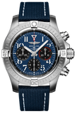 Breitling Avenger B01 Chronograph 45 AB01821A1C1X1 Men's Watch with Blue Dial & Blue Nylon Strap