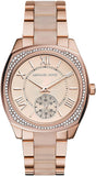 Michael Kors MK6135 Bryn Quartz Women's Watch – Rose Gold Dial & Two-Tone Steel Bracelet