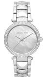 Michael Kors MK6424 Parker Women's Watch – Mother of Pearl Dial & Silver Steel Bracelet